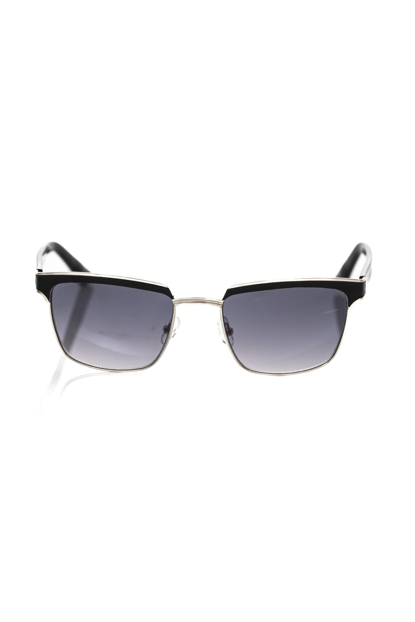 Black Metallic Fiber Men Sunglasses