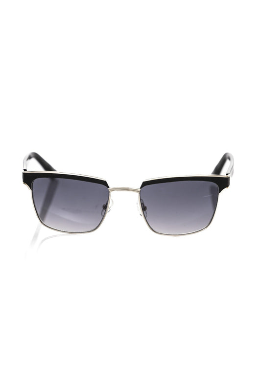 Black Metallic Fiber Men Sunglasses