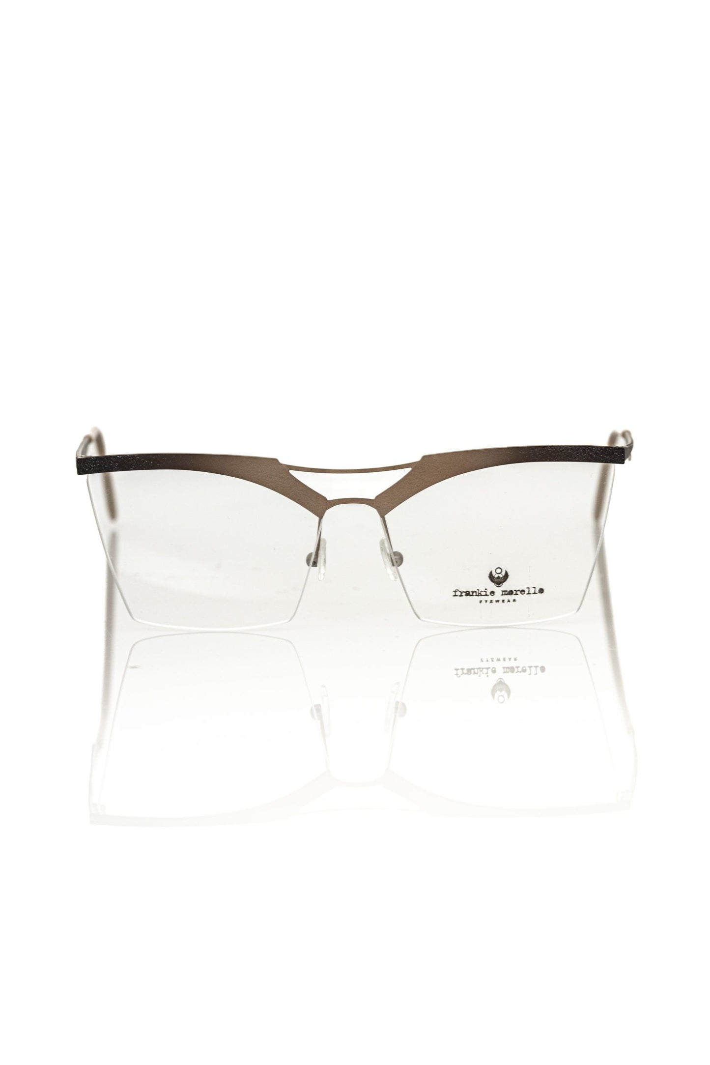 Gold Metallic Women's Eyeglass Frame