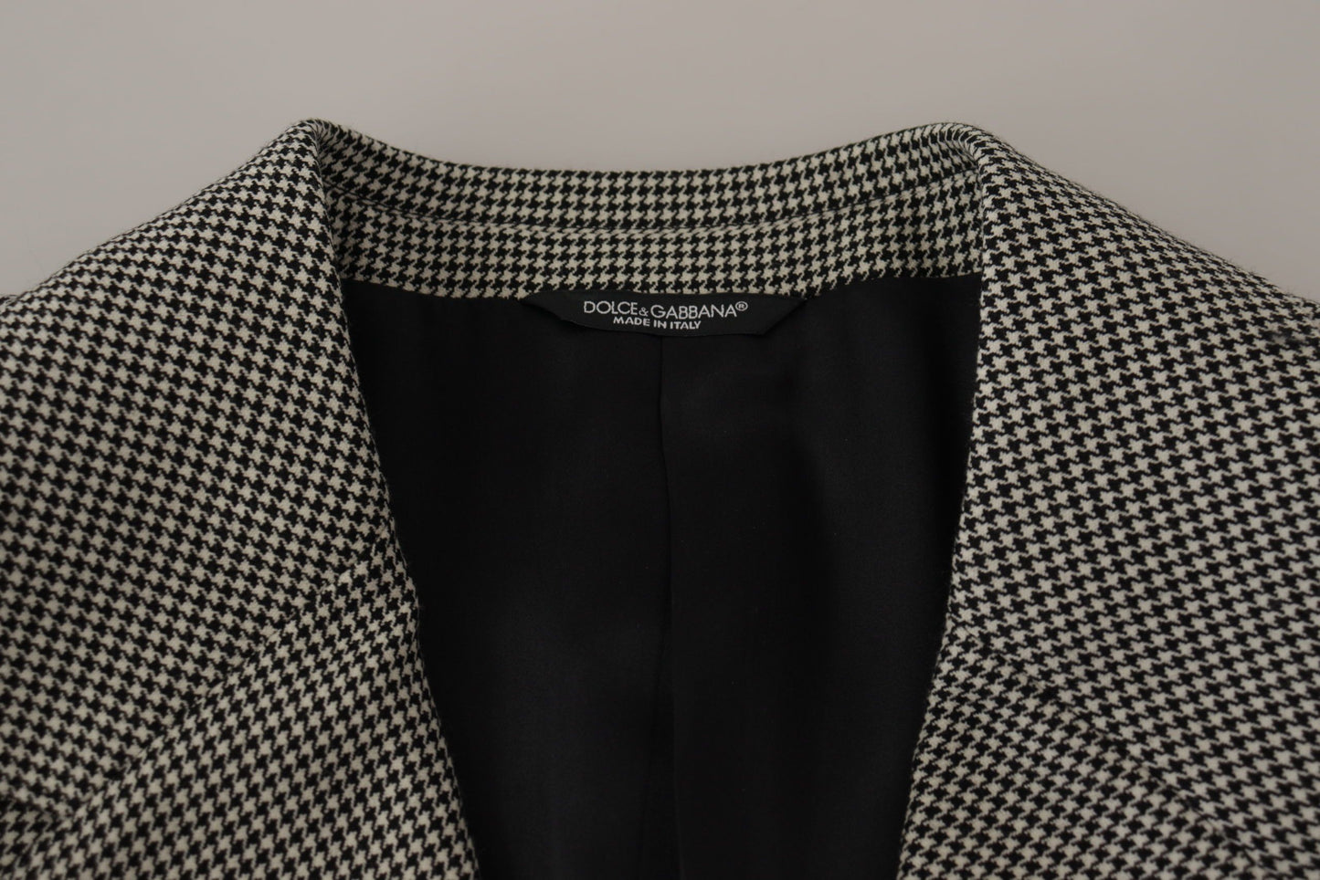 Gray Checkered Single Breasted Jacket Blazer