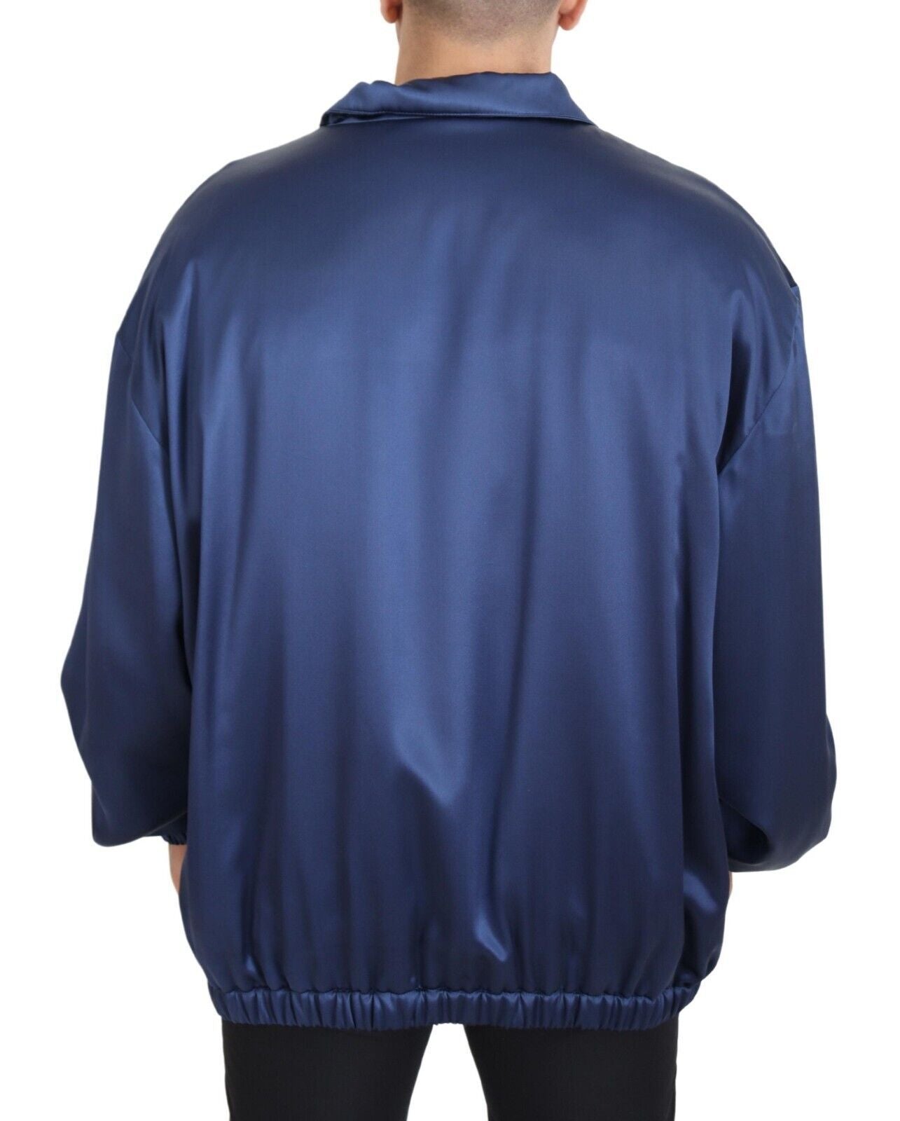 Blue Heraldic Patch Full Zip KHALED Jacket