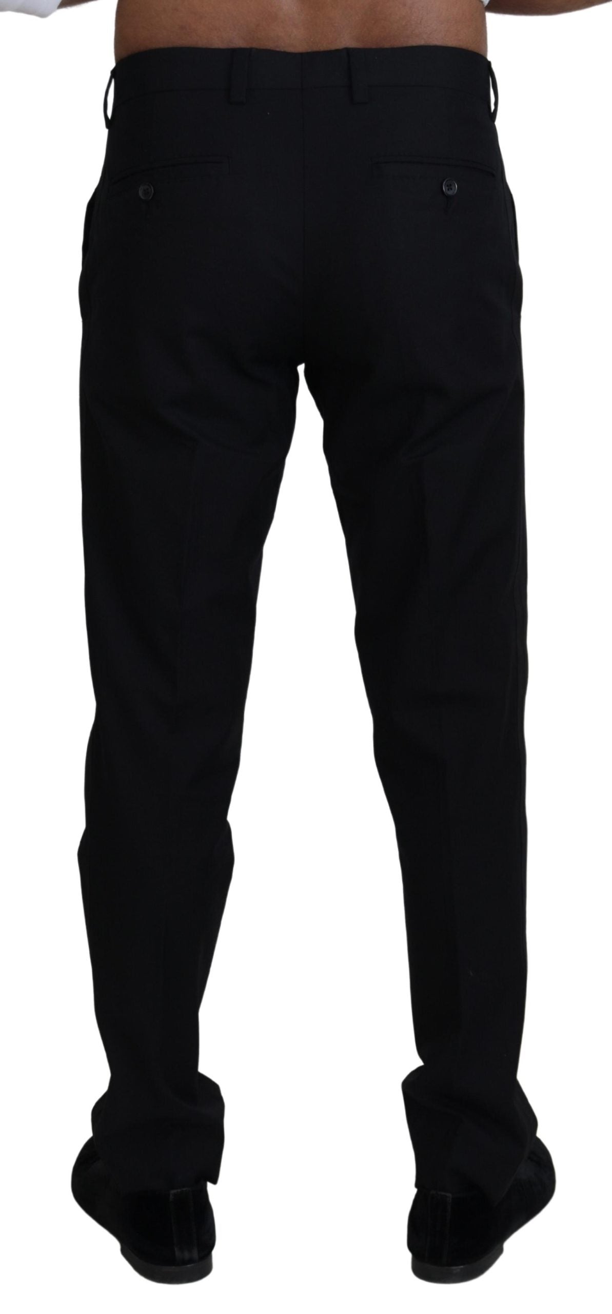 Black Chino Formal Cotton Pants