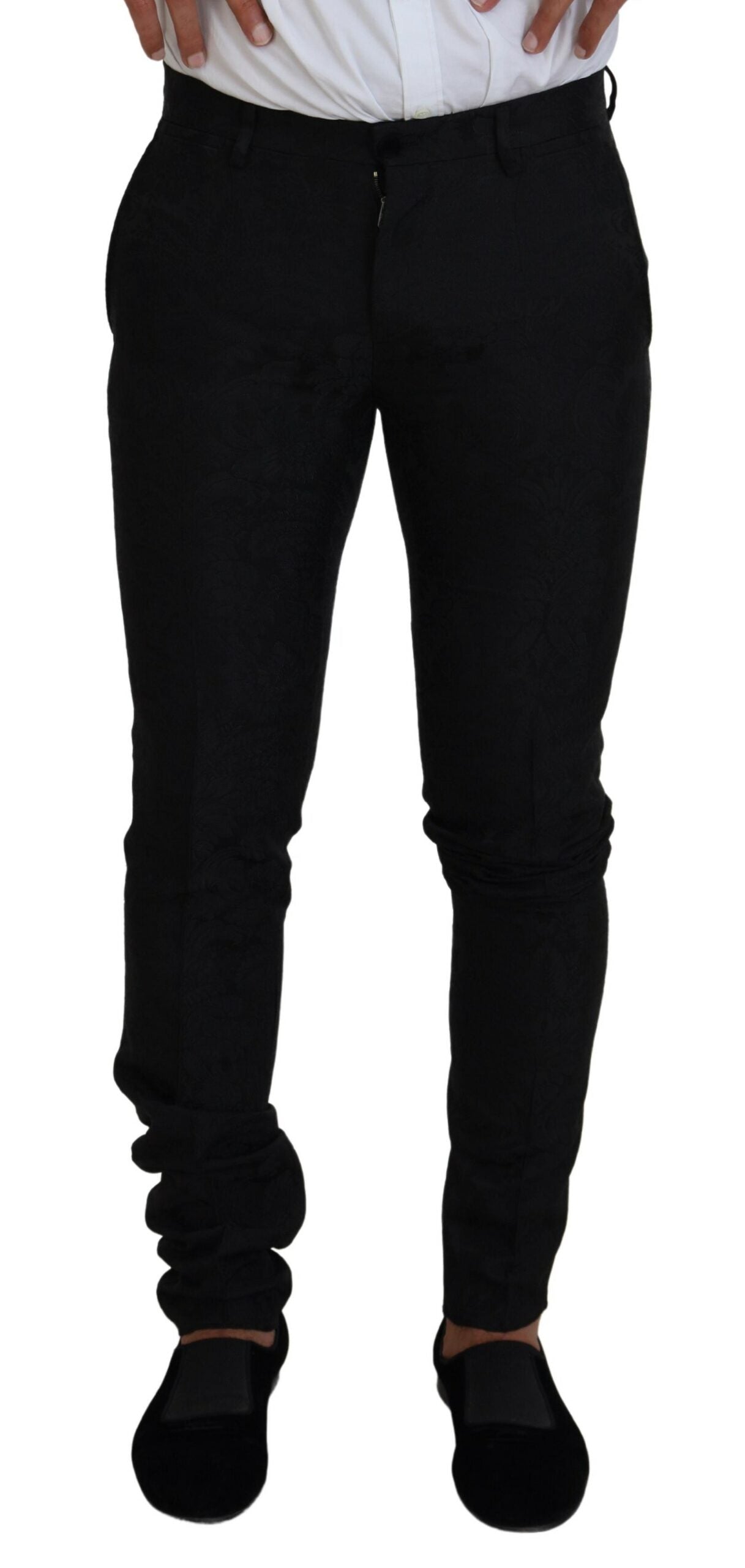 Black Polyester Men 2 Piece MARTINI Suit