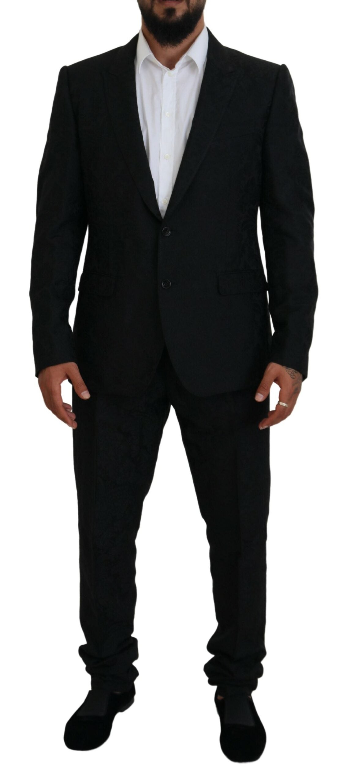 Black Single Breasted 2 Piece MARTINI Suit