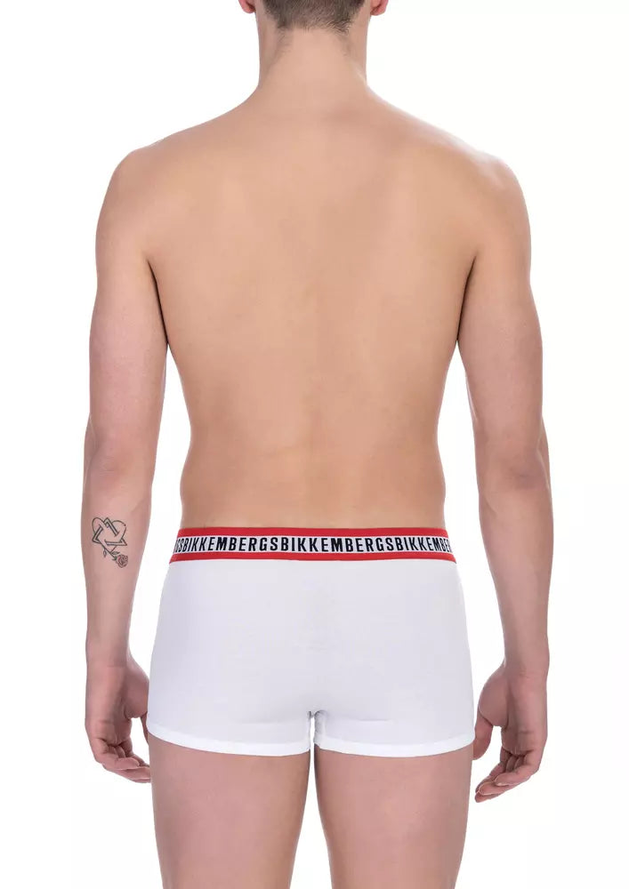 White Cotton Men Underwear Twin Pack