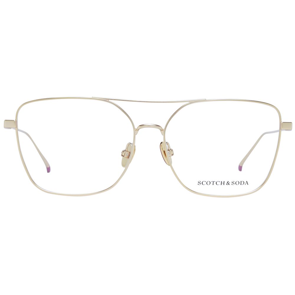 Gold Women Glasses Frame