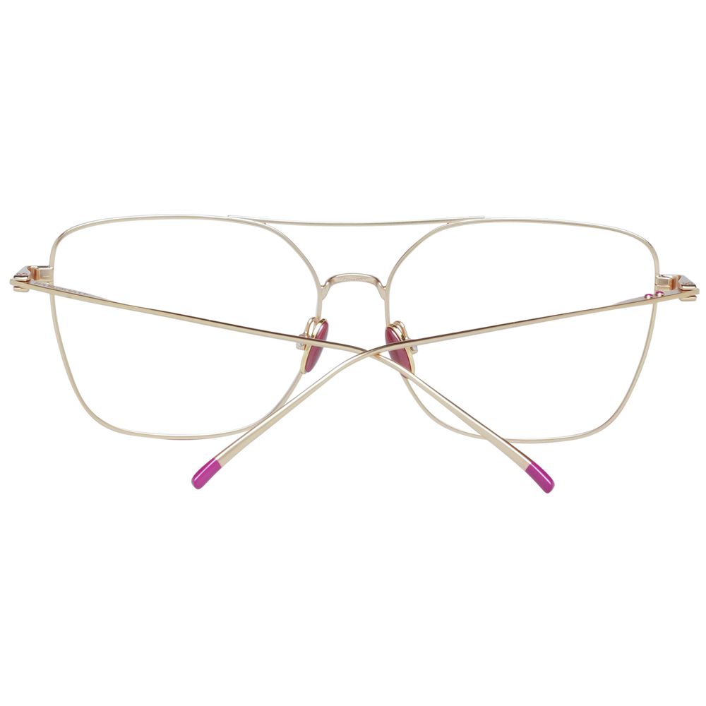 Gold Women Glasses Frame