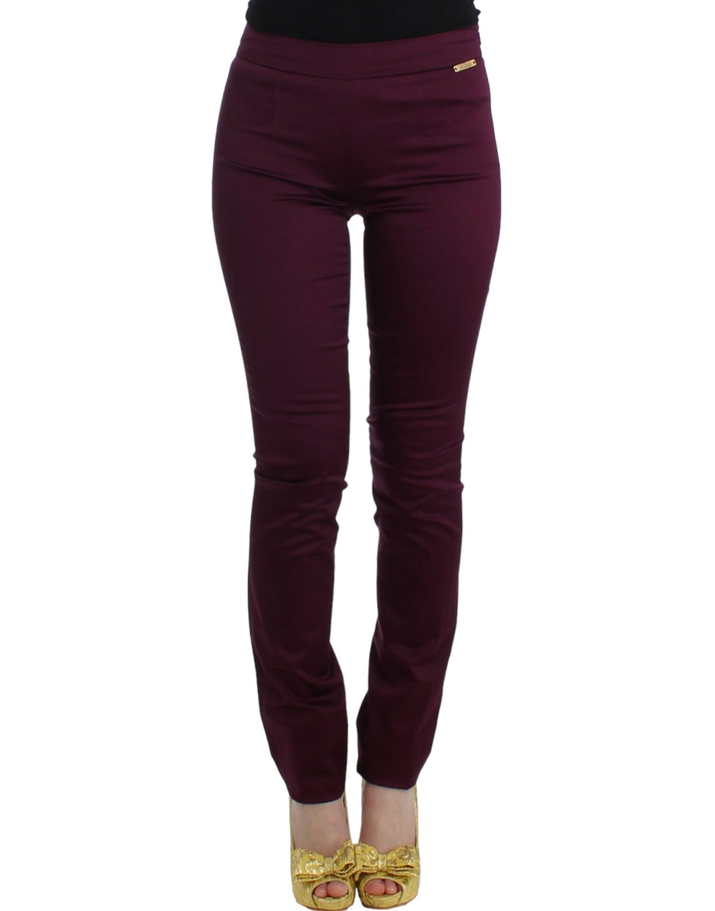 Purple slim fit pants
