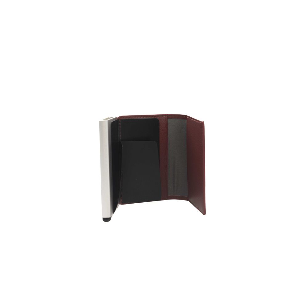 Red Calfskin Men Wallet