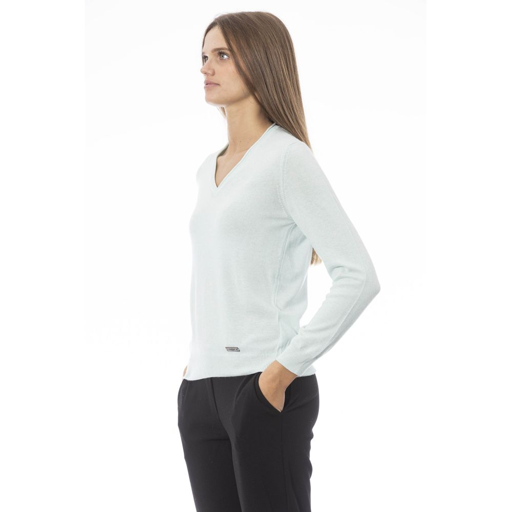 Light Blue Cashmere Women's Sweater