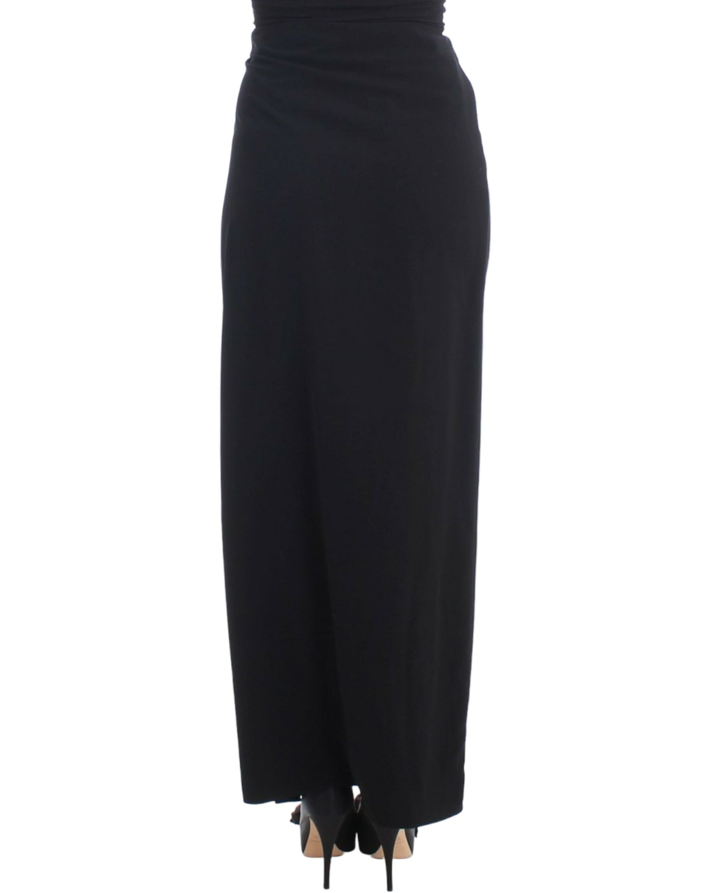 Elegant Black Maxi Skirt for Evening Elegance
