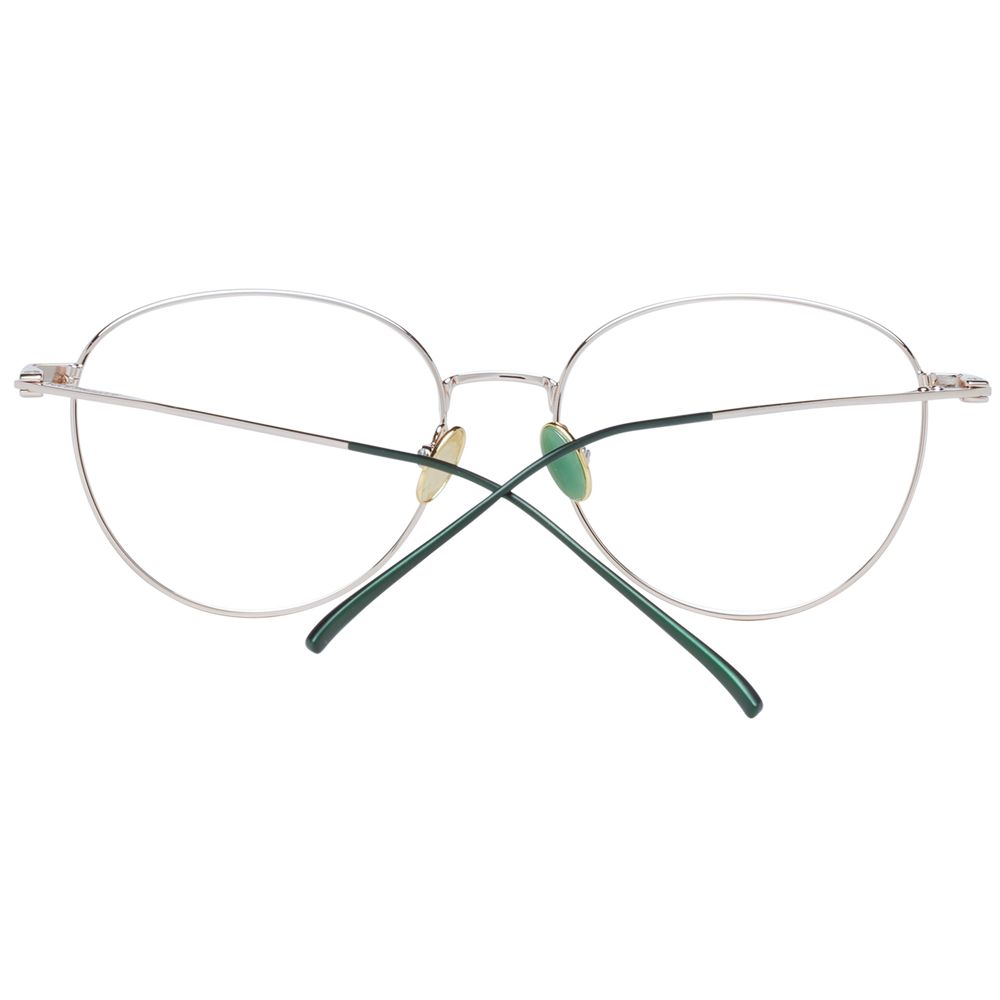 Gold Women Glasses Frame