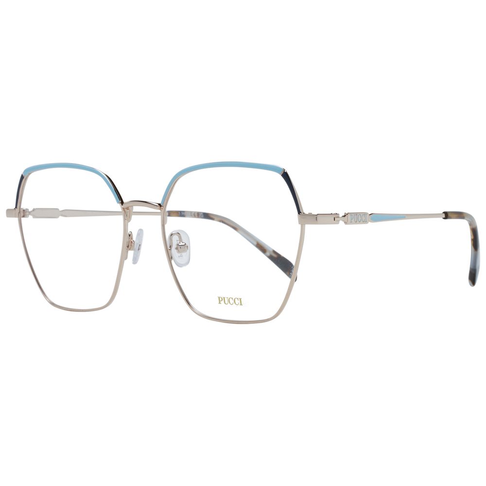 Gold Women Glasses Frame
