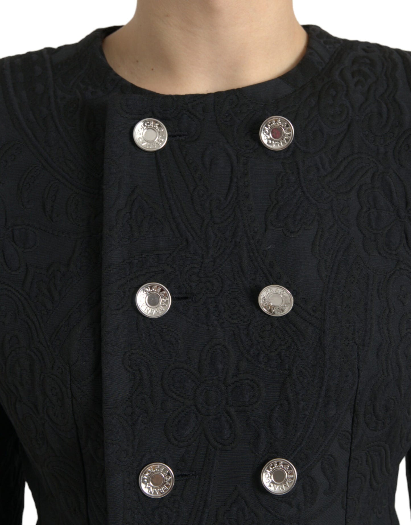 Black Double Breasted Blazer Coat Jacket