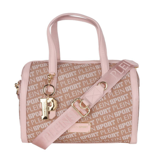 Pink Polyamide Women Crossbody Bag