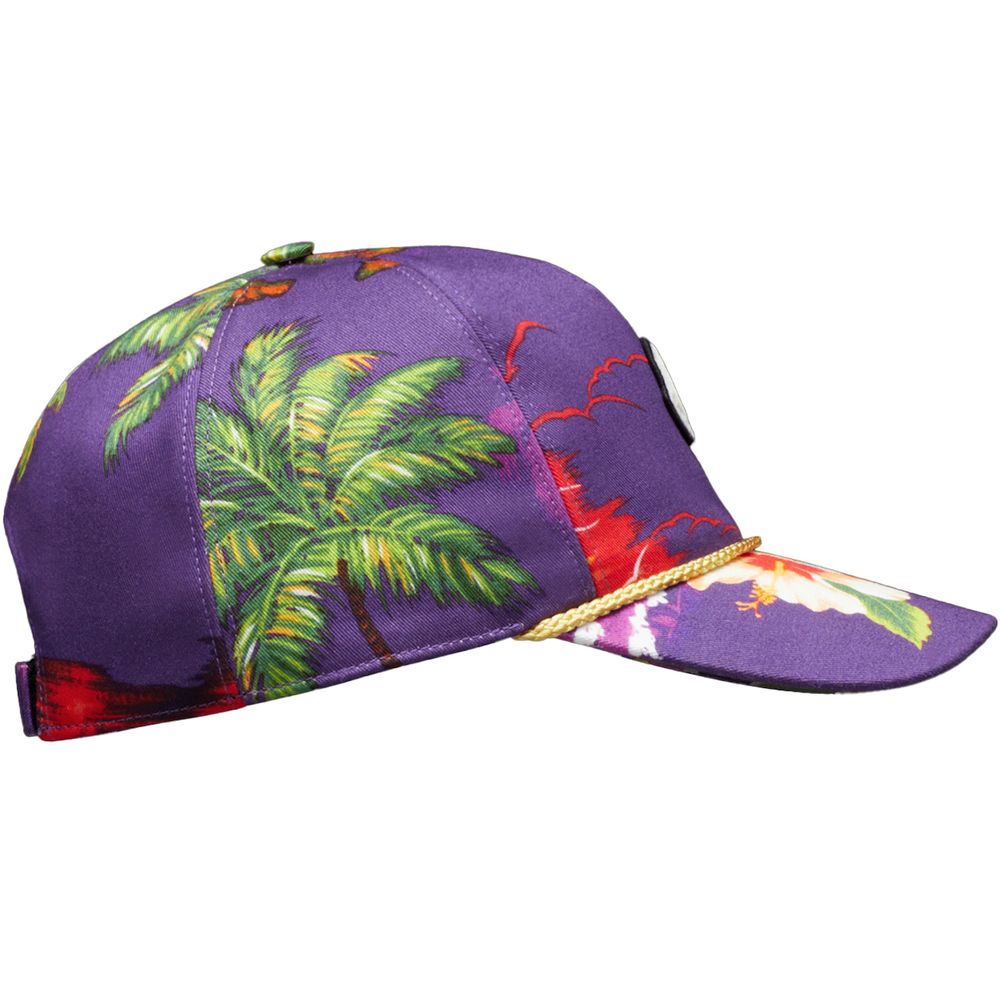 Purple Cotton Men Cap