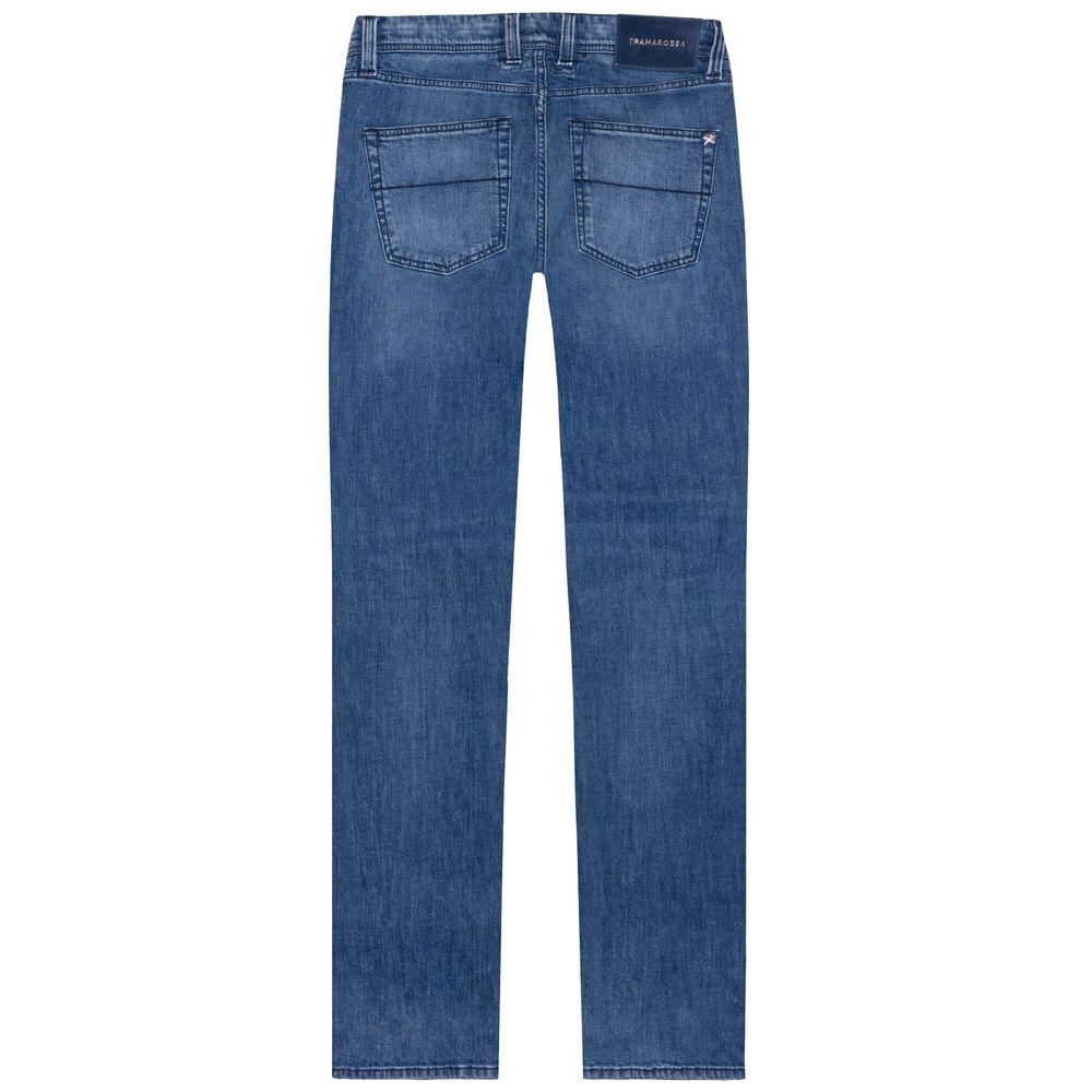 Blue Cotton Mens Jeans