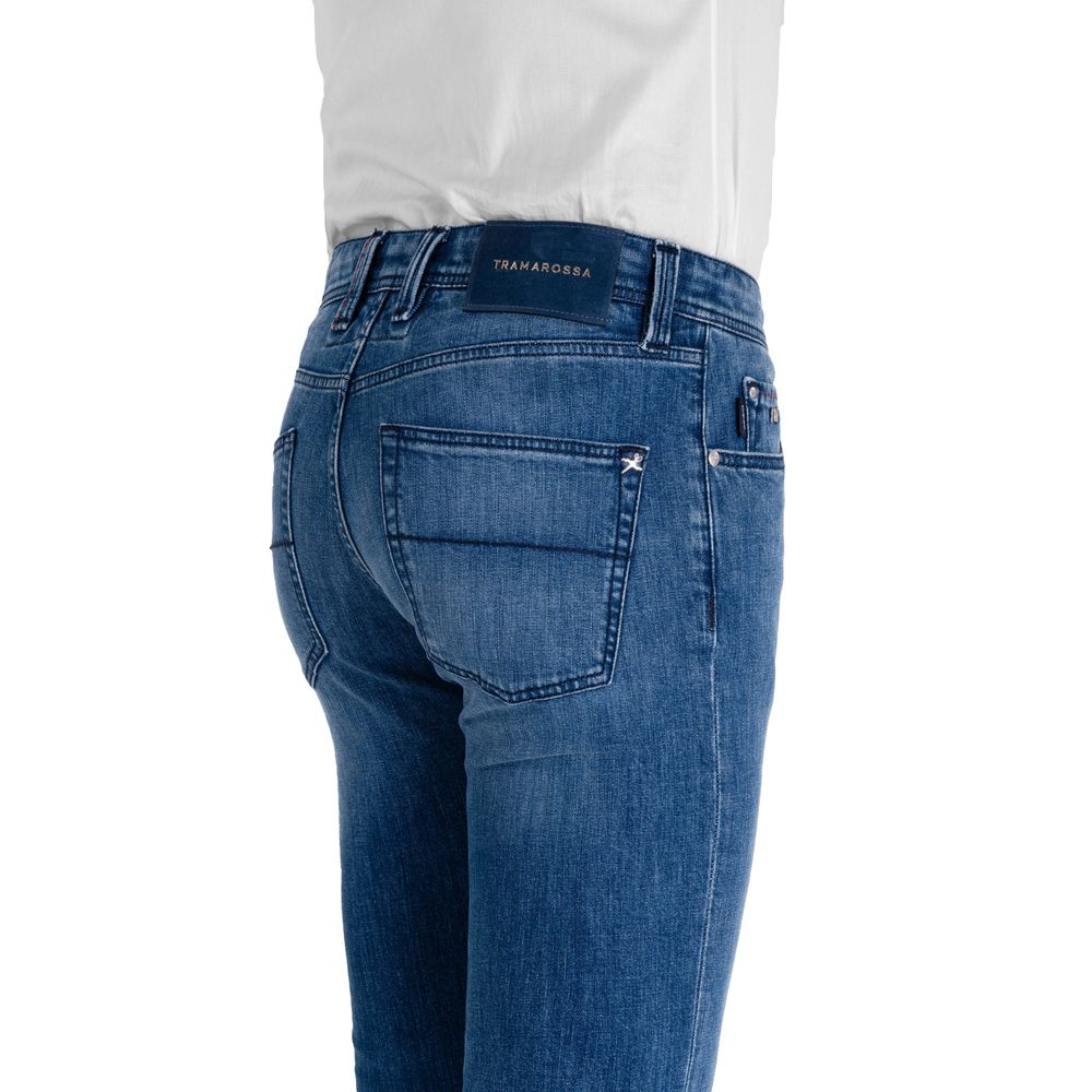 Blue Cotton Mens Jeans