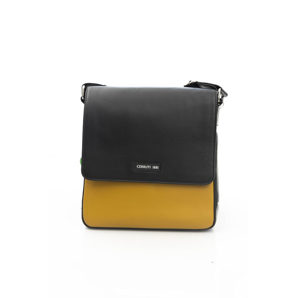 Yellow Leather Women Crossbody