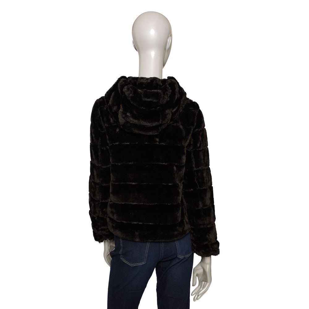 Black Polyester Women's Jacket