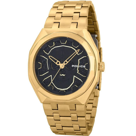 Gold Stainless Steel Dress Watch