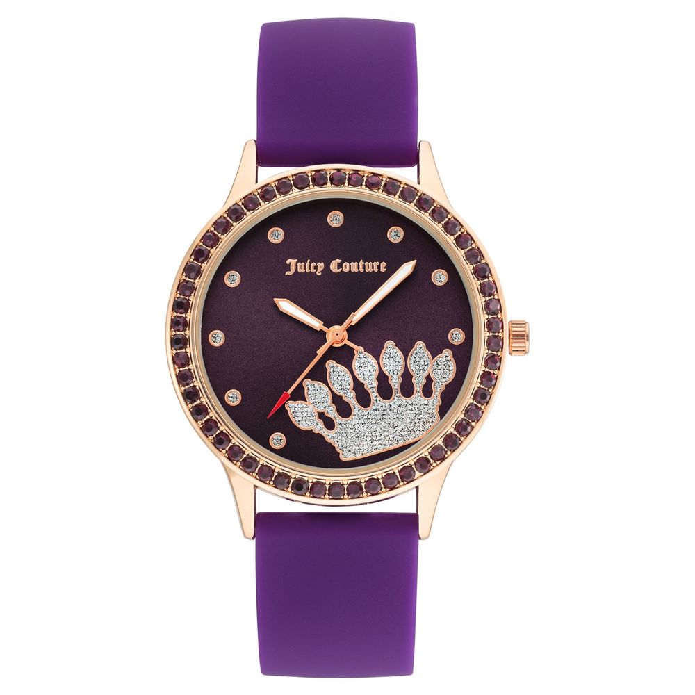Purple Synthetic Dress Watch