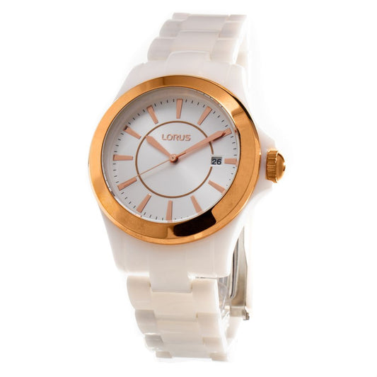 White Plastic Dress Watch