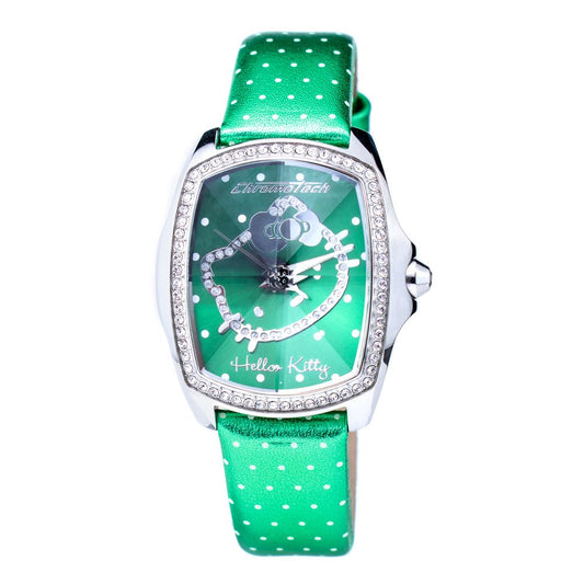 Green Leather Dress Watch
