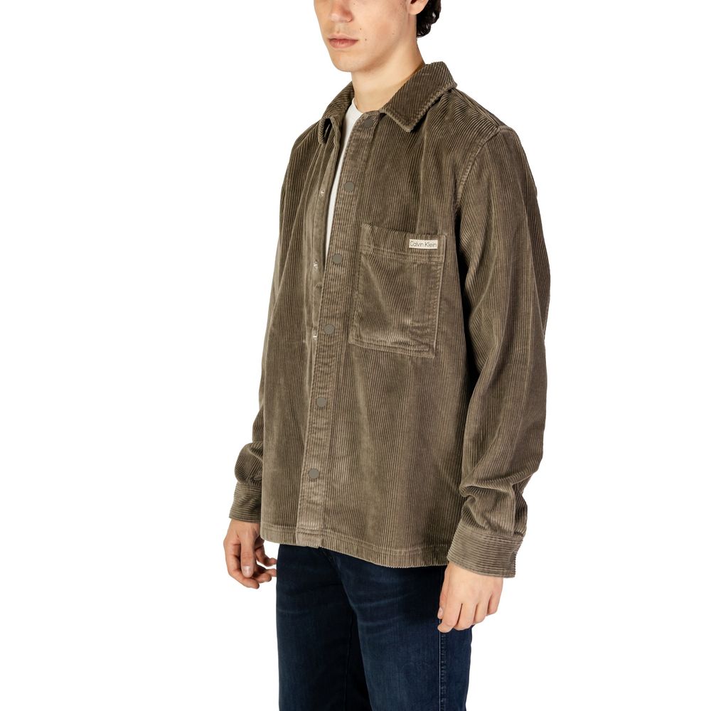 Beige Cotton Shirt