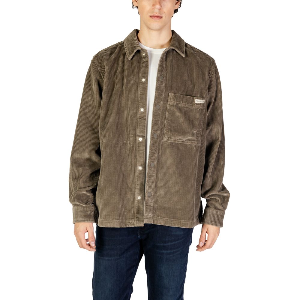 Beige Cotton Shirt