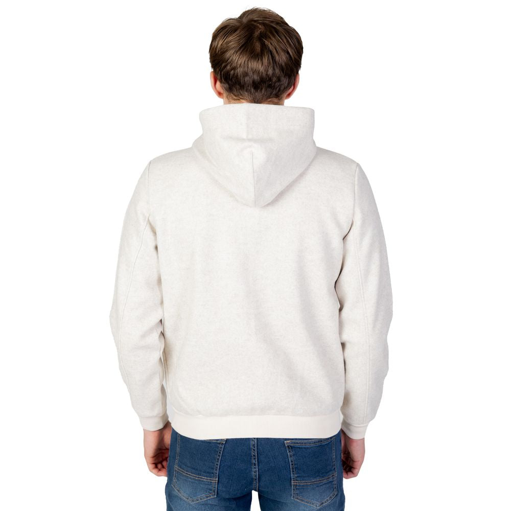 Beige Polyester Jackets & Coat