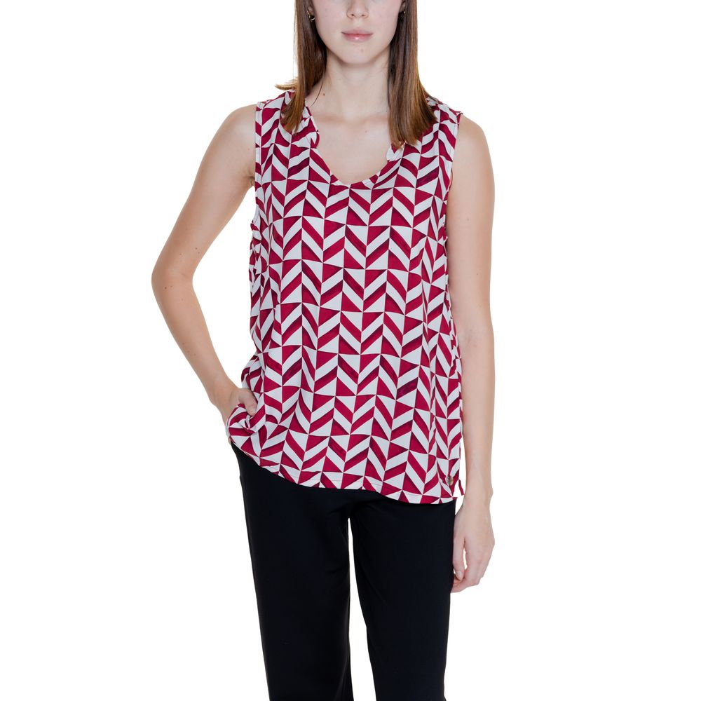 Red Viscose Tank Top