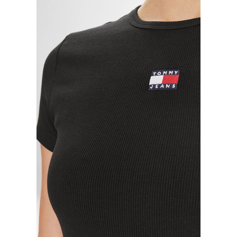 Black Cotton T-Shirt