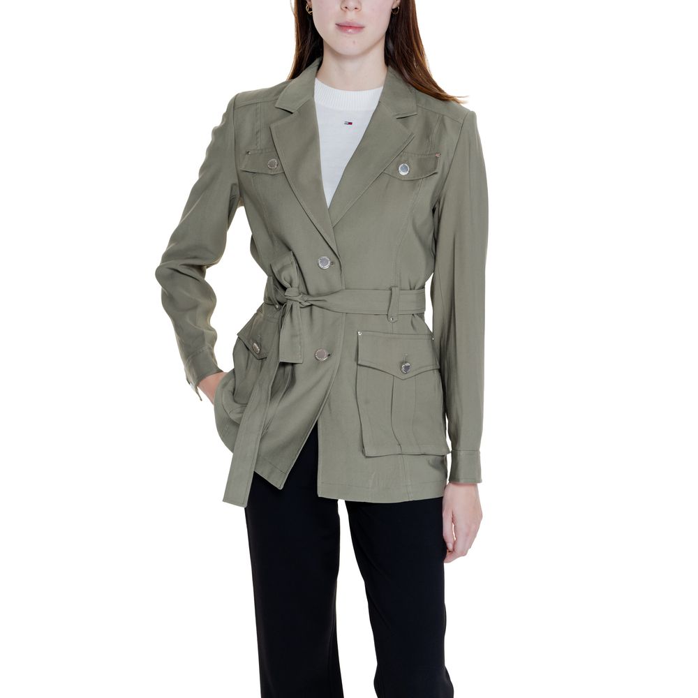 Green Viscose Blazer