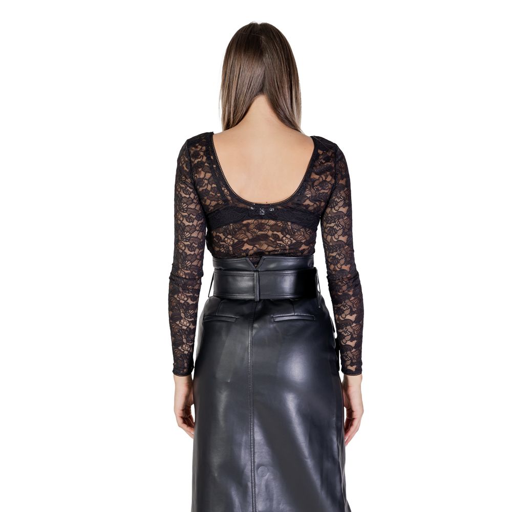 Black Polyamide Bodysuit