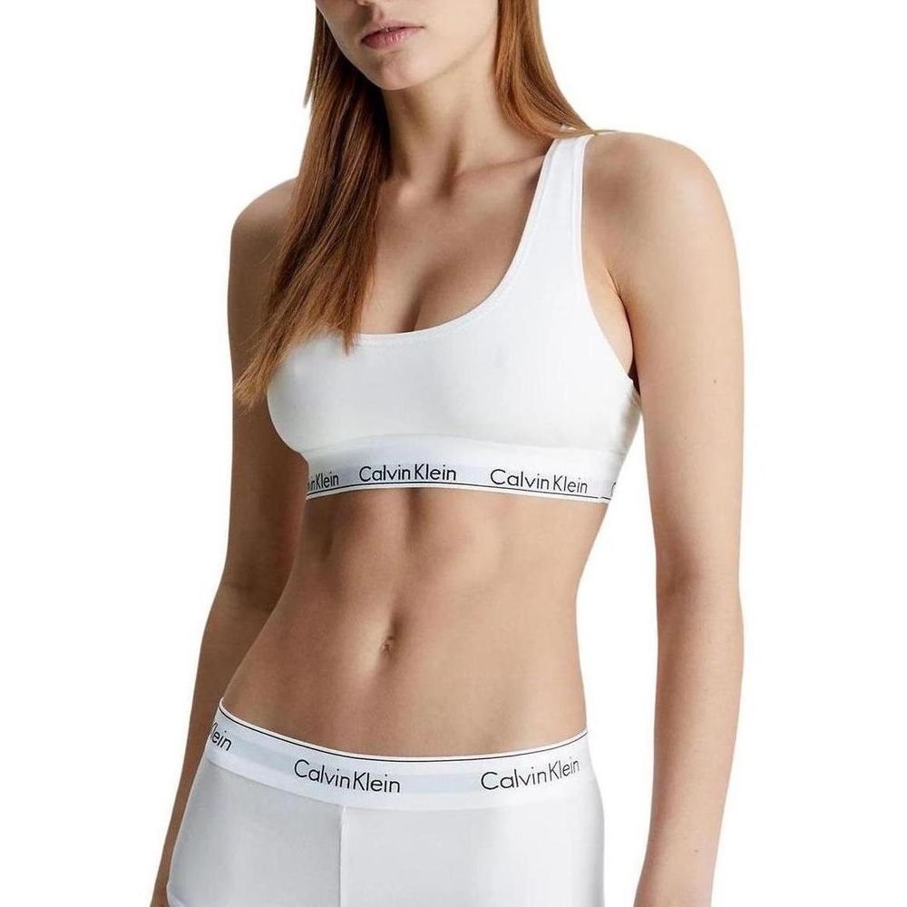 White Cotton Bra
