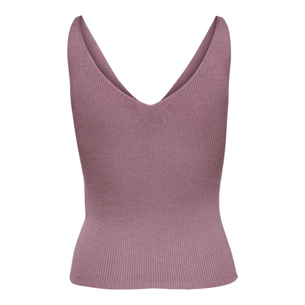 Purple Viscose Tank Top