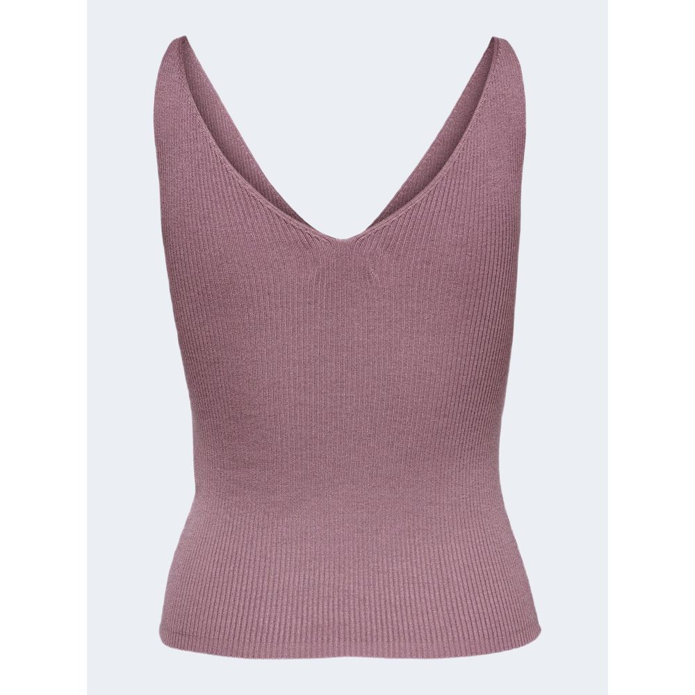 Purple Viscose Tank Top