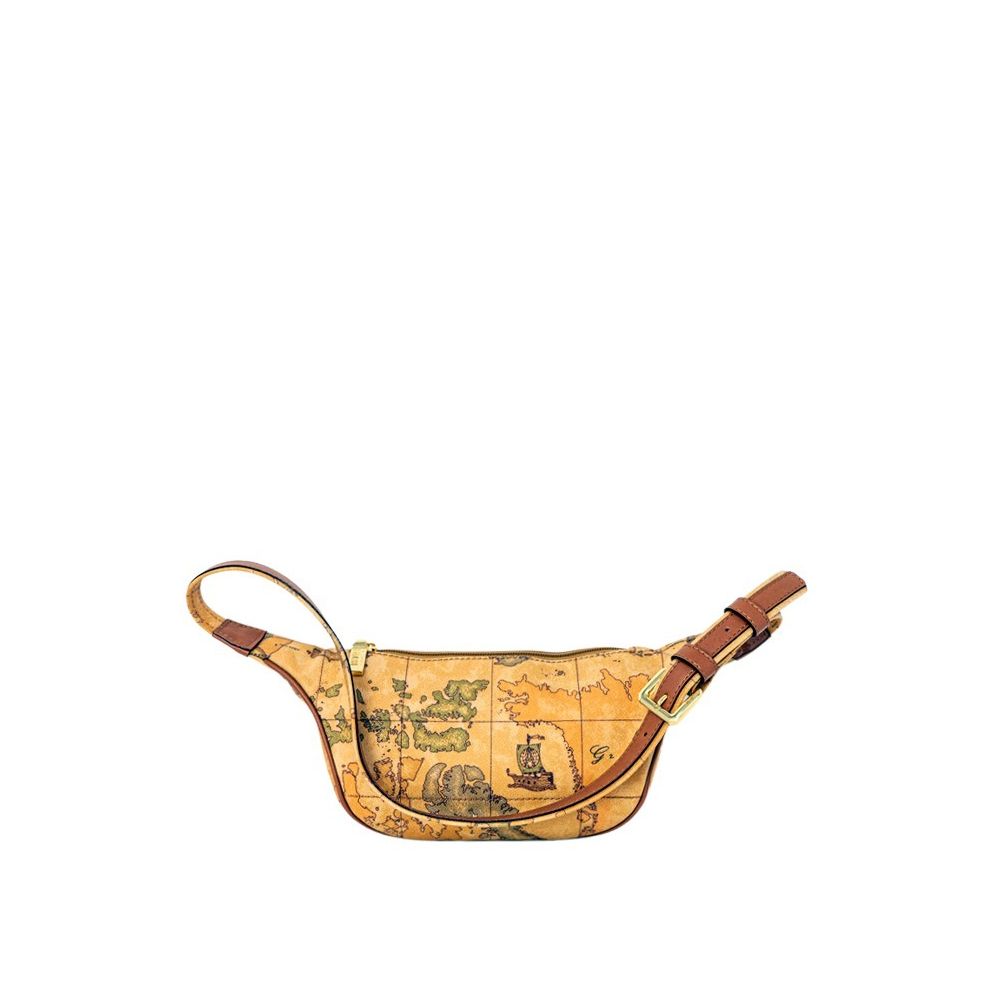 Beige Leather Belt Bag