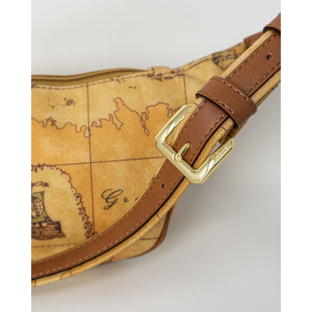 Beige Leather Belt Bag