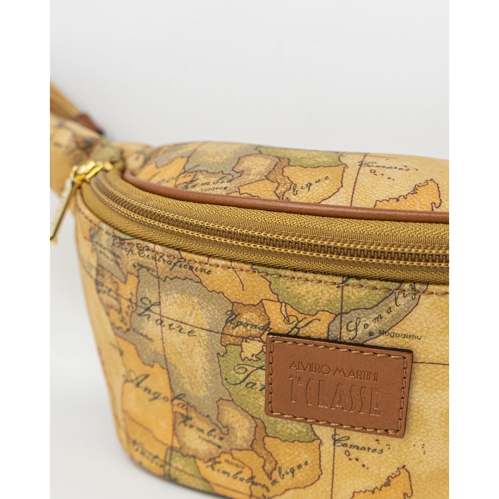 Beige Leather Belt Bag