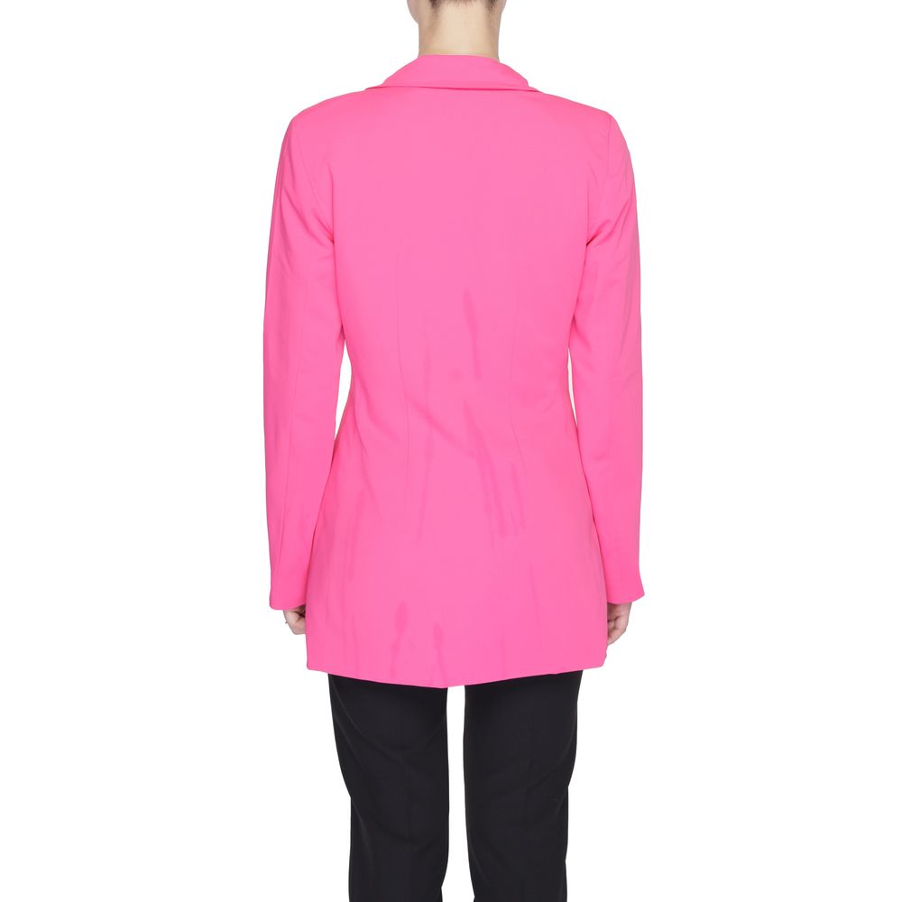 Pink Polyester Blazer