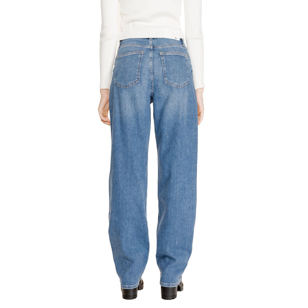 Blue Cotton Relaxed Fit Jean