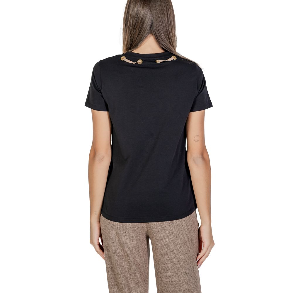 Black Cotton T-Shirt