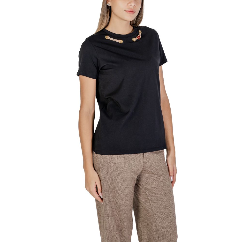 Black Cotton T-Shirt