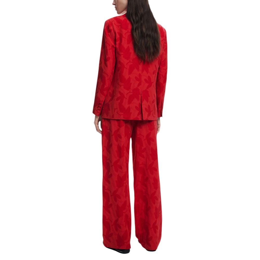 Red Cotton Suits & Blazer