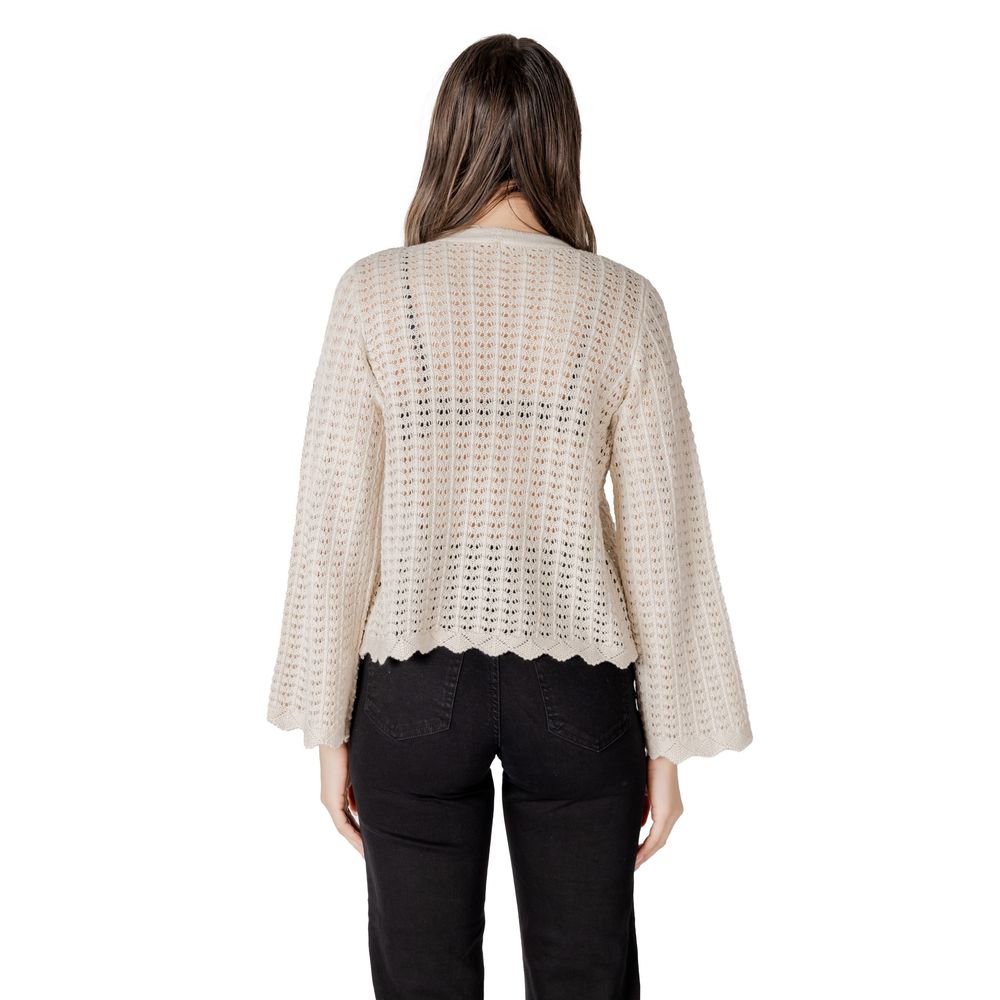 Beige Cotton Cardigan