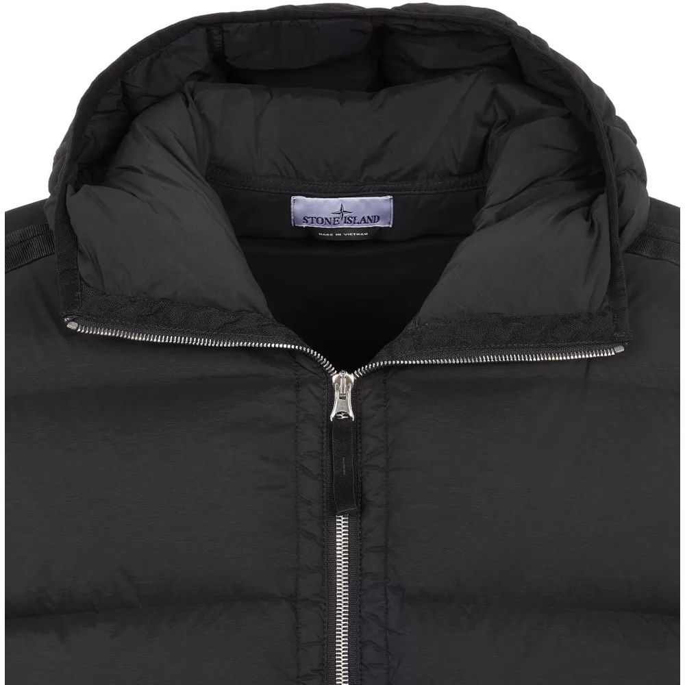 Black Nylon Men Jacket