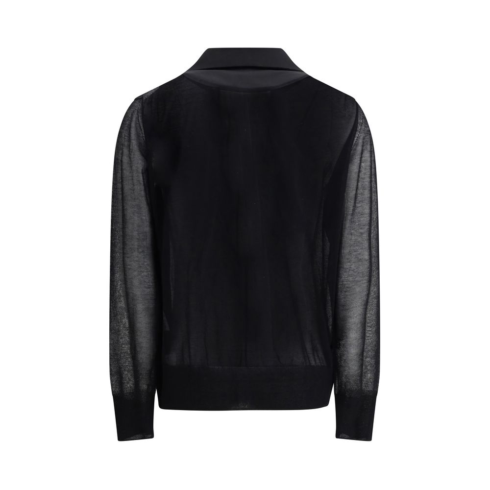 Semi-transparent Blazer Jacket