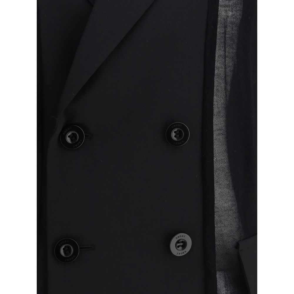 Semi-transparent Blazer Jacket